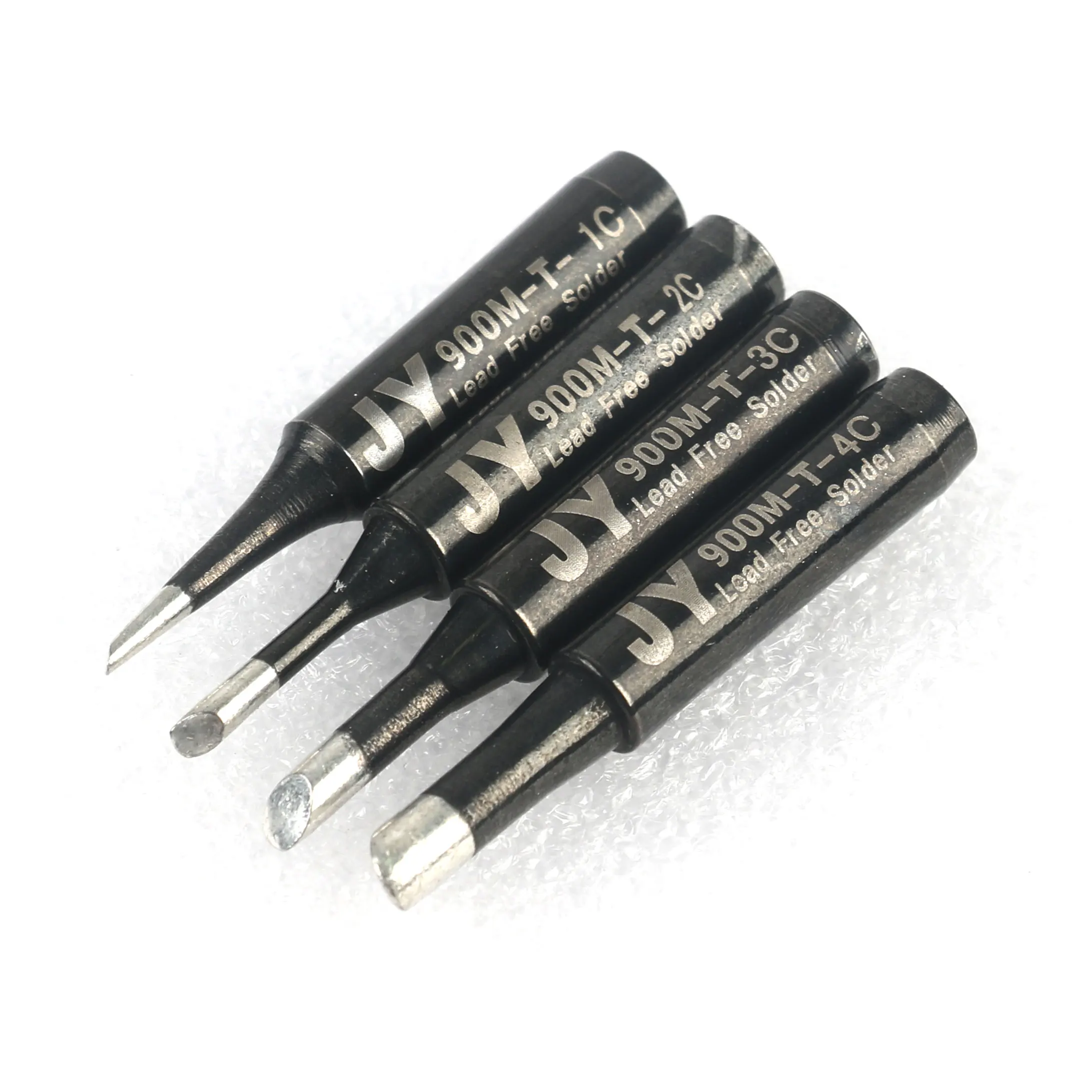 14PCS/Lot JY BLACK Lead-Free Soldering Solder Iron Tips 900M-T-K For Hakko 936 FX888/888D SAIKE CXG YIHUA AOYUE electronics soldering kit