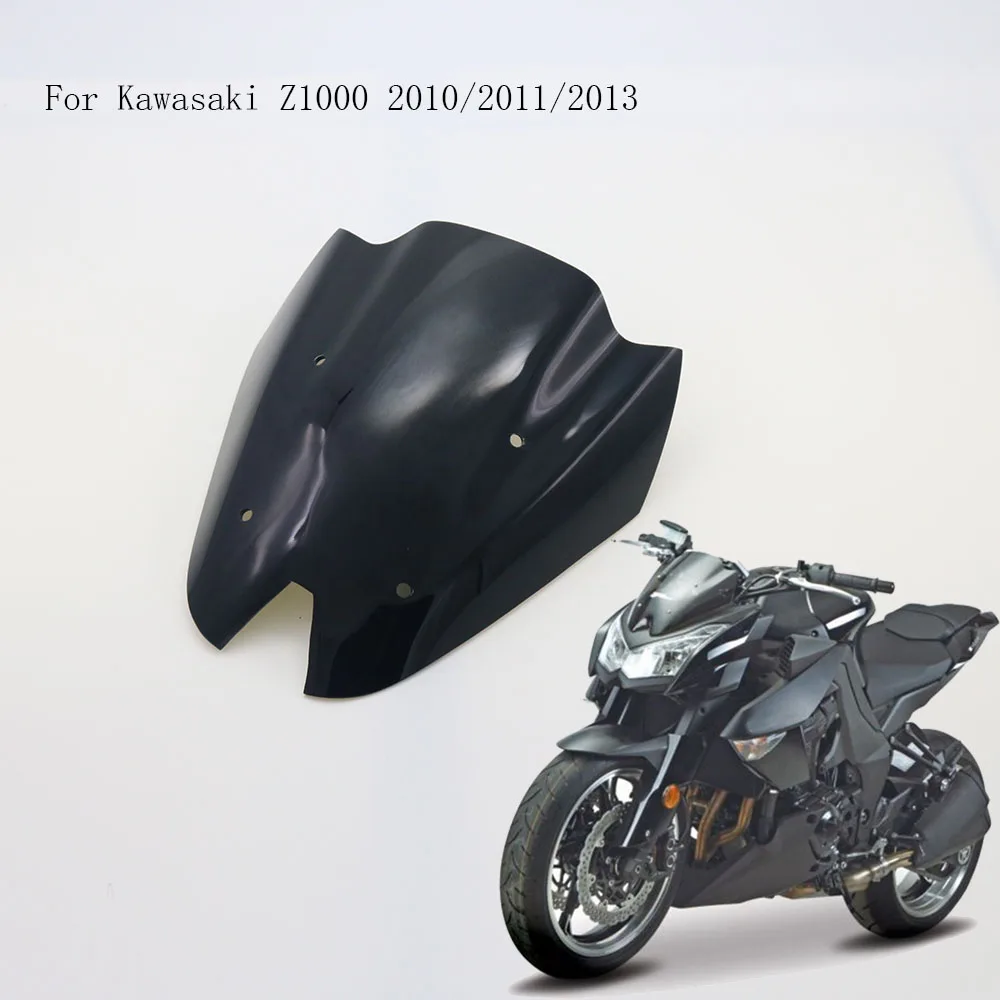 Дефлекторы ветрового стекла для Kawasaki Z1000 2010 2011 2013 с постепенным изменением