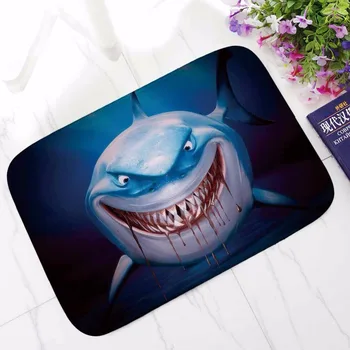 

CAMMITEVER Fashion Decorative Door Mat Rug Sea Shark Eat Food Ocean Animal Sea Star Fish Art Indoor/Outdoor/Floor Doormat