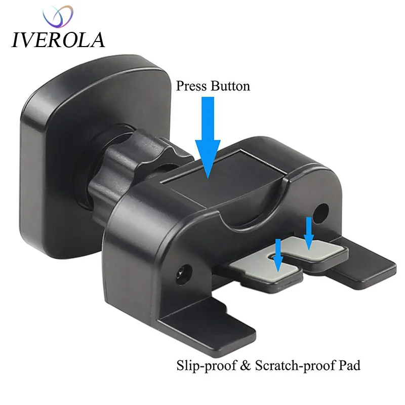 

Univerola Car Holder Phone Mount CD Slot Magnetic Stand Magnet Holder For iPhone XS 8 7 6 s Plus Release Button Universal Holder
