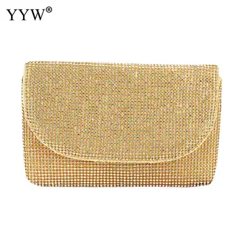 

Women Evening Bag Luxury Shoulder Handbag Diamond Crossbody Bags Lady Wedding Party Pouch Small Totes Gold Silver Bolsa Feminina