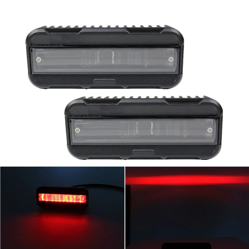 10pcs X Red Zone Forlift Danger Zone Warning Light 10 80V 18w Red