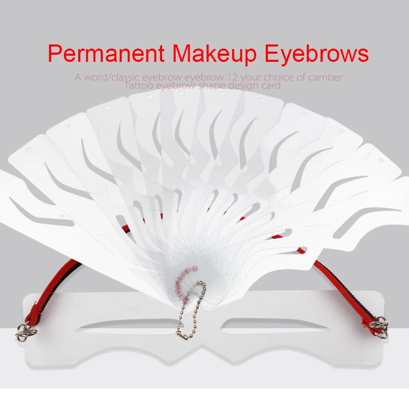 12pcs Different eyebrow template Magic Eyebrow Stencil Beauty Make Up