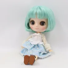 green hair doll