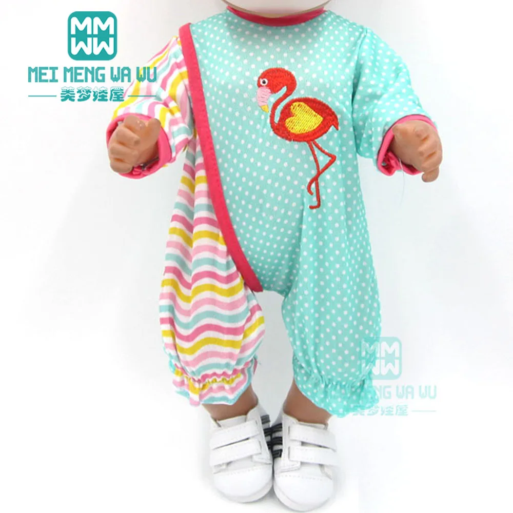 Куклы Одежда для новорожденных 43 см куклы и американские куклы тигровые кофты и брюки костюм Детский костюм