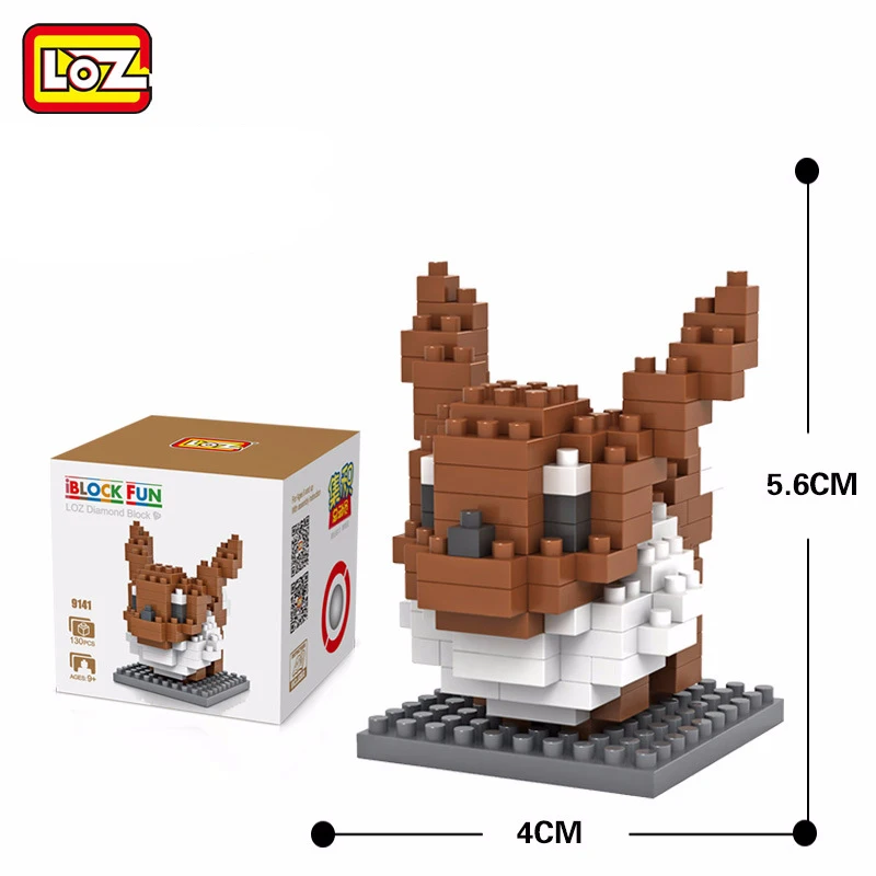 LOZ Алмазный Блок Charizard строительные блоки Charmander Eevee Gengar Squirtle Bulbasaur кирпичная