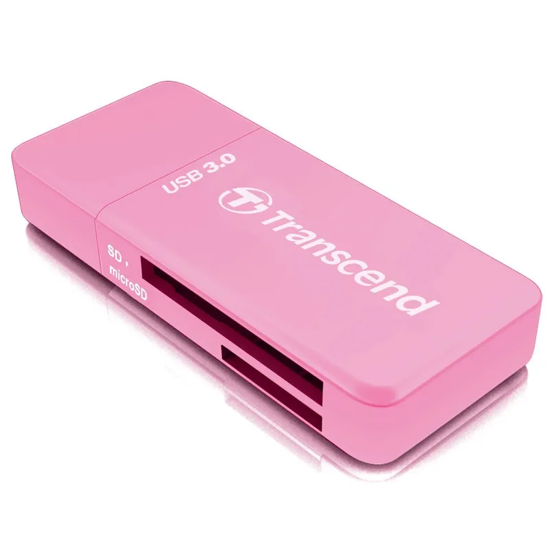 Transcend 2 в 1 высокая Скорость USB 3.0 Card Reader адаптер для SDHC/SDXC/MicroSDHC/MicroSDXC/ UHS-я карта адаптера до 128 ГБ