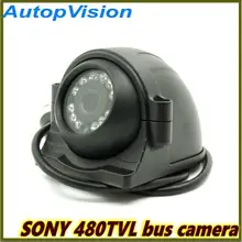 mini Car camera with 12PCS IR Leds Sony CCD 480TVL infrared waterproof Bus Security Camera for 1CH/2CH/4CH DVR