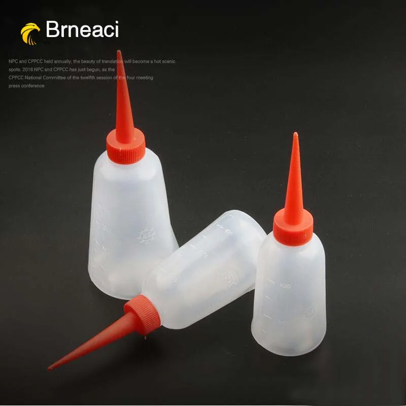 Brneaci 10pcs Industrial Dispensing Bottles Small Oil Dispensing Beak