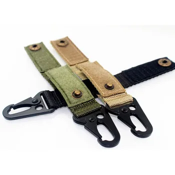 

2PCS Stainless Steel Ribbon Hanging Buckle Outdoor Tourism Camping Backpack Quick Hook Accessories Equipment Tools