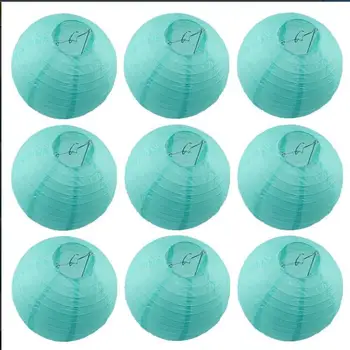 

10pcs/lot 8''(20cm) Tiffany Blue paper lanterns child school decoration lanterns wedding Home decorations