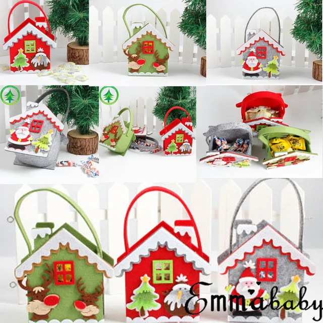 cute santa claus elk christmas candy bags merry christmas party gift boxes bags green red - Christmas Candy Bags cute santa claus elk christmas candy bags merry christmas party gift boxes bags green red - Christmas Candy Bags