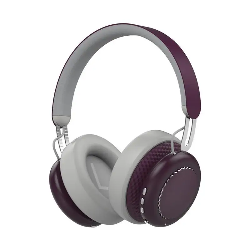 

Eson Style ANC Active Noise Cancellation HIFI Sport Portable Headphones Leather Bluetooth Headset USB Charging Cable With Mic