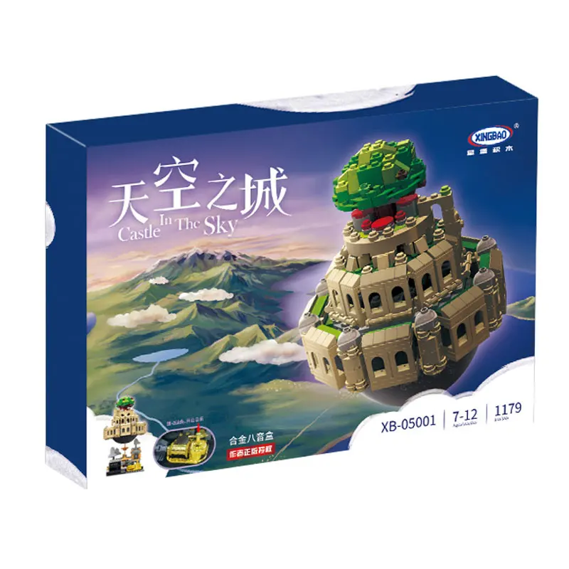XingBao-05001-1179Pcs-Genuine-Creative-MOC-Series-The-City-in-The-Sky-Set-Children-Educational-Building