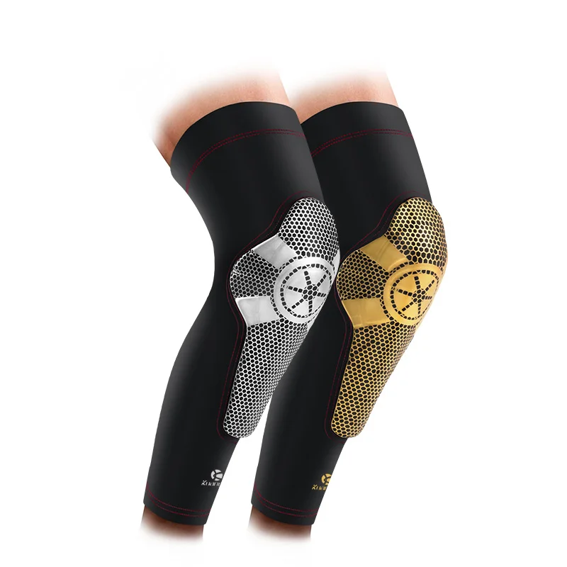 Kuangmi Crashproof Basketball Knee Pads Patella Brace Knee Support Sports Rehband Knee Sleeve Leg Warmers Cycling Knee Protector