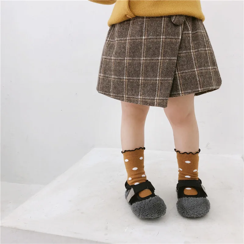 Детские шорты; сезон осень-зима; детская хлопковая юбка для девочек; шорты для детей 2-6 лет; повседневные брюки; юбки - Цвет: Оранжевый