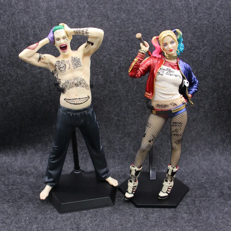 Сумасшедшие игрушки 1:6 DC отряд самоубийц Harley Quinn & Joker фигурка ПВХ кукла аниме
