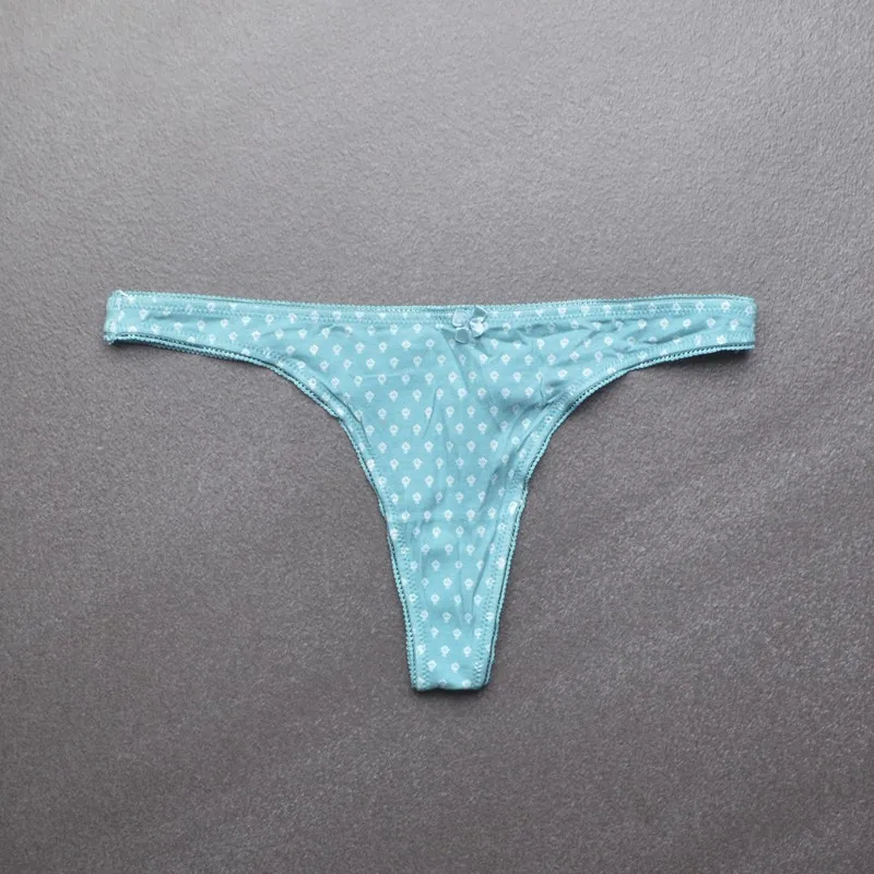 Sexy G String Cotton Women Panties Thong T-back Ladies Bikini Fashion Print Female Underwear Briefs Lingerie 1 Piece FUNCILAC