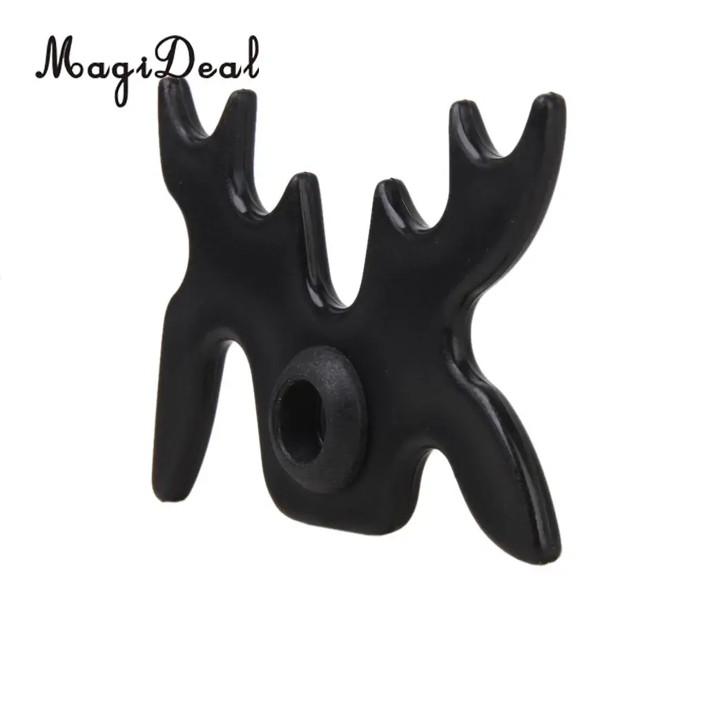 MagiDeal Professioanl 2Pcs Plastic Butterfly Moosehead Design Pool Cue Bridge Stick 9 Slip-On Spider Bat for Snoker Billard Acce