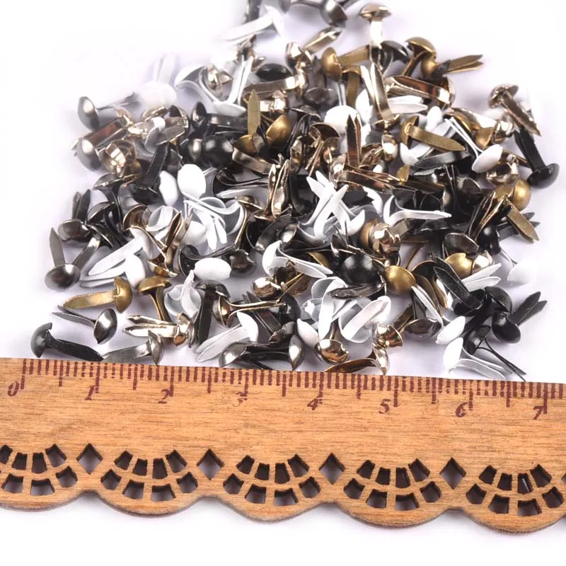 Metal Brads Scrapbooking Decoration 100Pcs