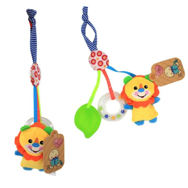 Детская игрушка, коляска, прорезыватель, подарки, мягкая качественная кроватка, детская резиновая кукла-погремушка, подвесная, высокая музыка