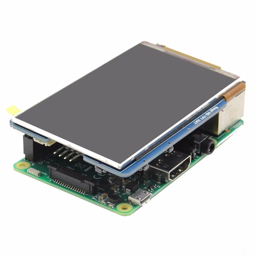 60+ Fps 3,5 дюймовый Raspberry Pi 3 высокоскоростной дисплей/экран/TFT lcd w/IR/800x480 HD экран модуль для Raspberry Pi 3 Model B/2B