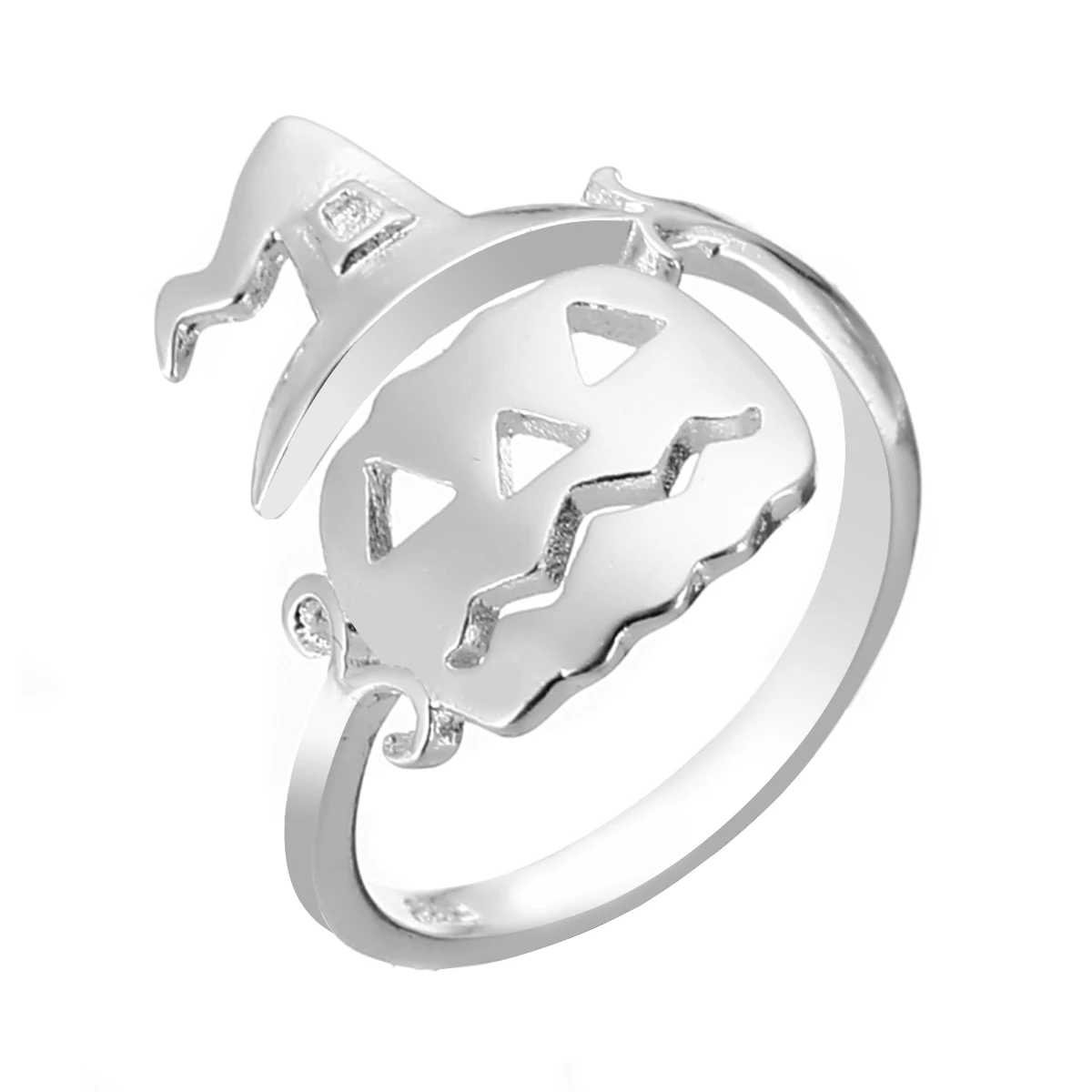 Classic Halloween Party Jewelry Accessories Shellhard Hat Pumpkin Ring