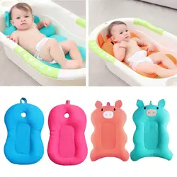 Для новорожденных Складная Ванна Коврик для ванны для безопасный душ Нескользящая подушка сетка мат MAY29-B
