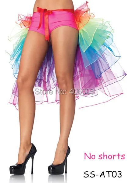 Юбки-пачки для взрослых девочек яркая Клубная одежда суеты вечерние Танцы радуги; юбка-пачка для карнавала;