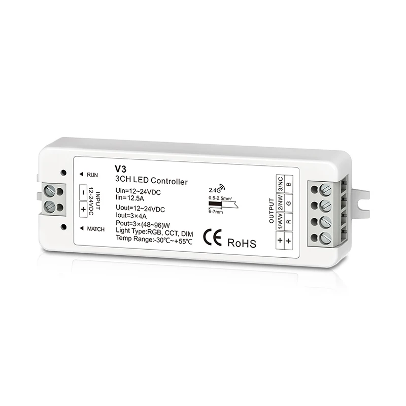 Led RGB полосы Управление 2 4 GHz RF 220V настенный выключатель сенсорный Панель T134A 3