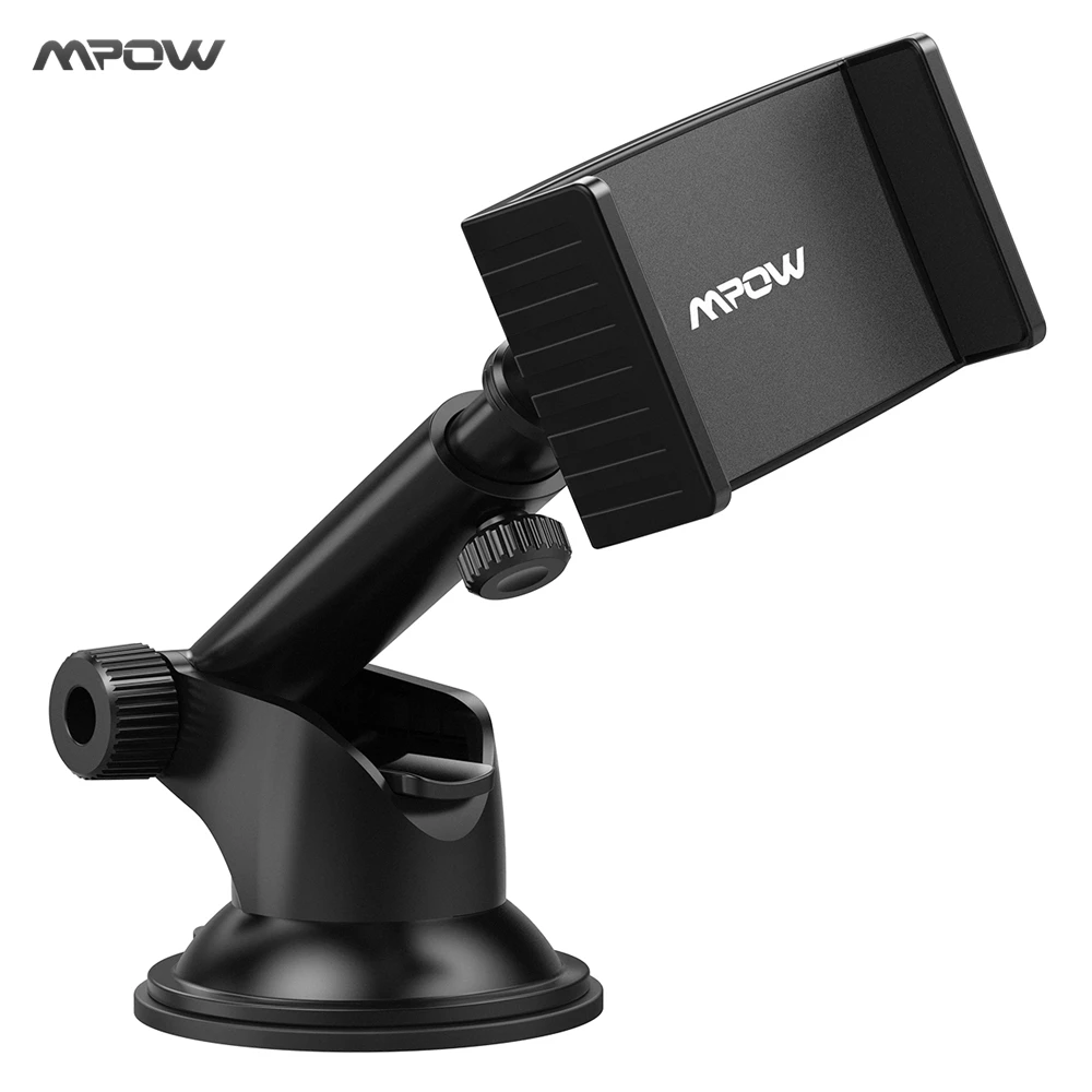 

New! MPOW Dashboard Car Mount 360 Degree Universal Phone Holder Flexible and Adjustable Suction Cup for 4.0-6.0 inch Phones GPS