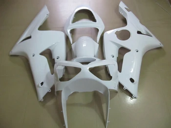 

Aftermarket bodywork fairing kit for Kawasaki Ninja ZX6R 03 04 white injection mold fairings set ZX6R 2003 2004 OT02