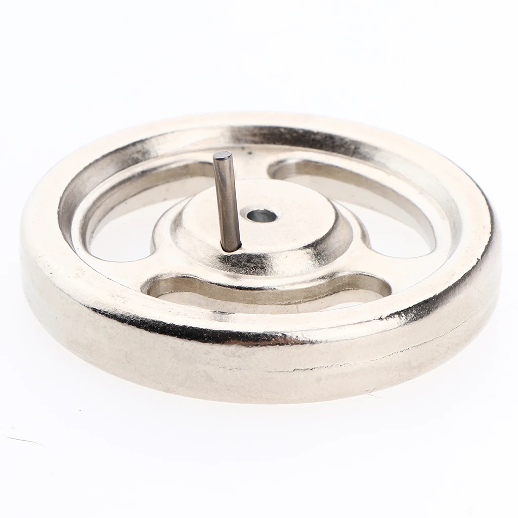 Stirling Engine Model Part - Flywheel for DIY Steam Heat Power Generator Model, Physics Experiment Kits Toy Silver L