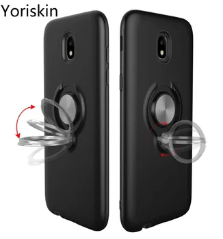 

Luxury Shockproof Cover For Samsung Galaxy J5 Car Magnetic Holder Metal Ring Combo Phone Case For Galaxy J5 J530 (2017)