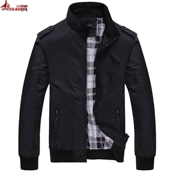 

New Jacket Men Spring Autumn Solid color Male Hooded Slim Fit Basic Jacket Windbreaker Jaqueta Masculino coat size M~5XL