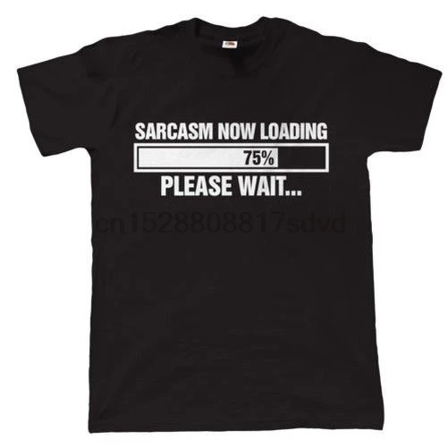 Sarcasm carico DIVERTENTE Мужская футболка День рождения Festa del papa regalo per|Футболки| |