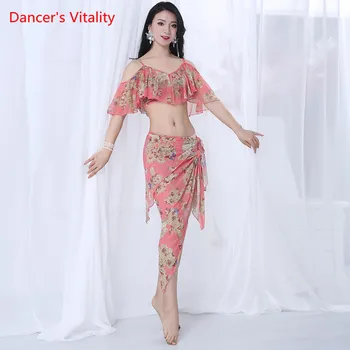

Summer New Design Sexy Korea Mesh+modal Women Skirt Dancer Competition Suit 2 Pieces Top+skirt Free Delivery