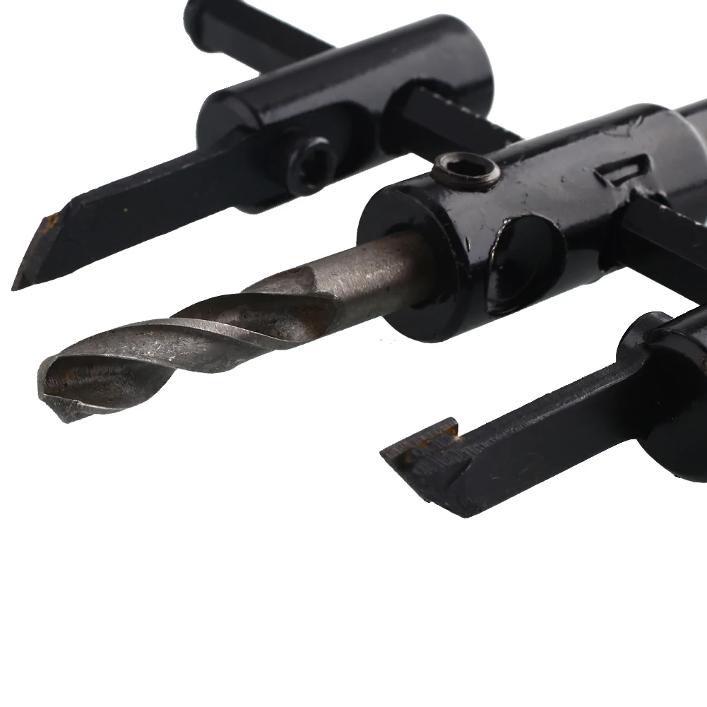 Adjustable Wood Circle Hole Saw Drill Bit Cutter Kit 30mm-120mm DIY Woodworking Adjustable Wood Circle Hole Saw Drill Bit Cutter Kit 30mm-120mm DIY Woodworking