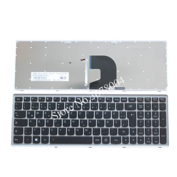 

New German Laptop keyboard for Lenovo Ideapad Z500 Z500A Z500 Z500G P500 backlit Led GR keyboard with frame
