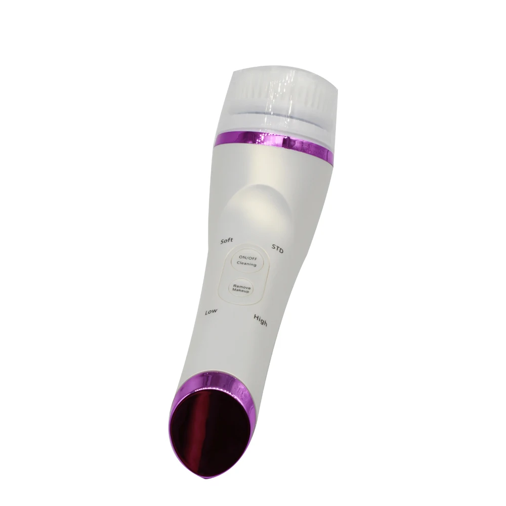 

Home Use Electric Vibrating Sonic Facial and Body Cleansing Brush Gentle Exfoliation and Deep Scrubbing Face Brush