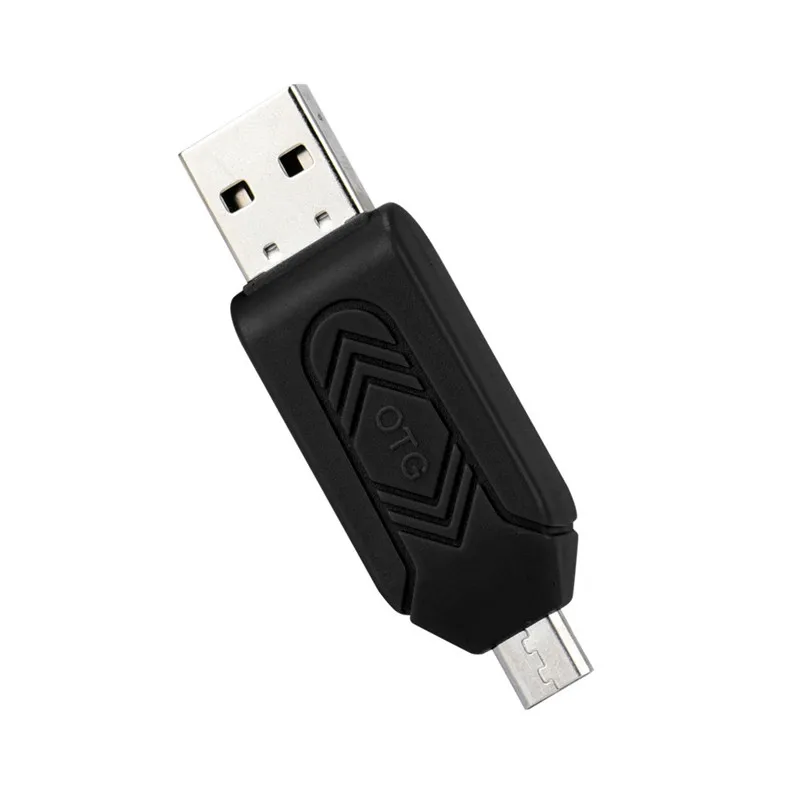 MINI-USB 2,0 + OTG Micro SD/SDXC TF Card Reader адаптер U диска A7 #720