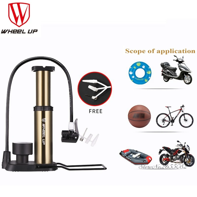 Насос велосипедный колесный портативный ульсветильник с манометром 120 Psi|bike pump