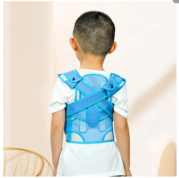Детский здоровье Регулируемый магнитный Корректор осанки боль в спине Поддержка плеч Ортопедический Корсет поддержка позвоночника пояс