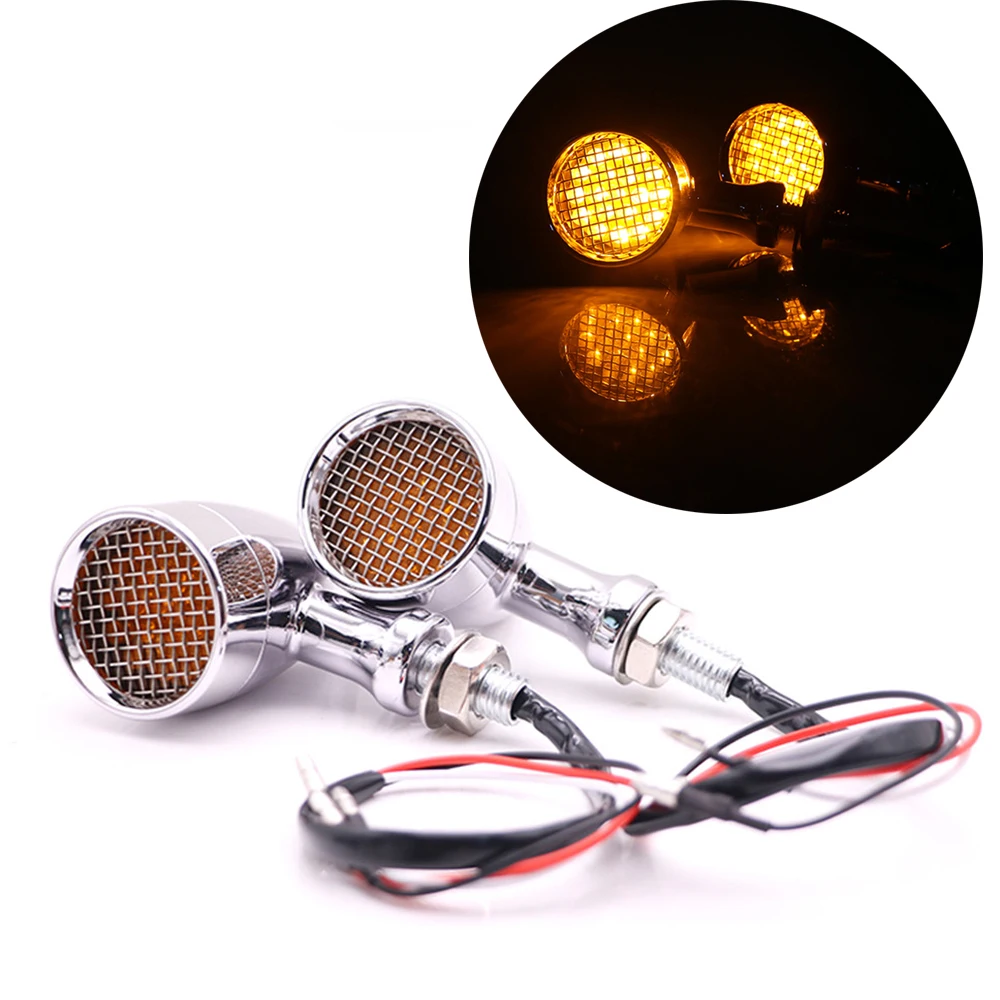 

LED Motorcycle Turn Signal Lights 12V For KAWASAKI NINJA 6R 9R 650R 250R 636 YAMAHA YZF R1 R6 R6S/ SUZUKI GSXR 600 750 1000