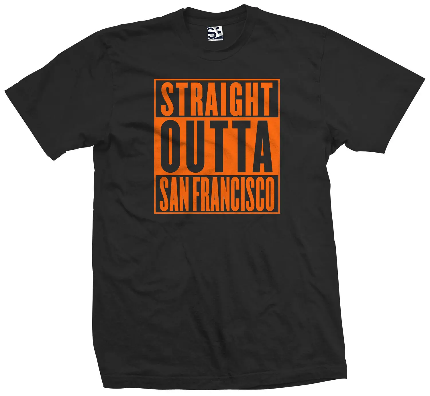 Прямая футболка из Сан-Франсиско-SF Giants 49ers Niners Frisco все цвета | Мужская одежда