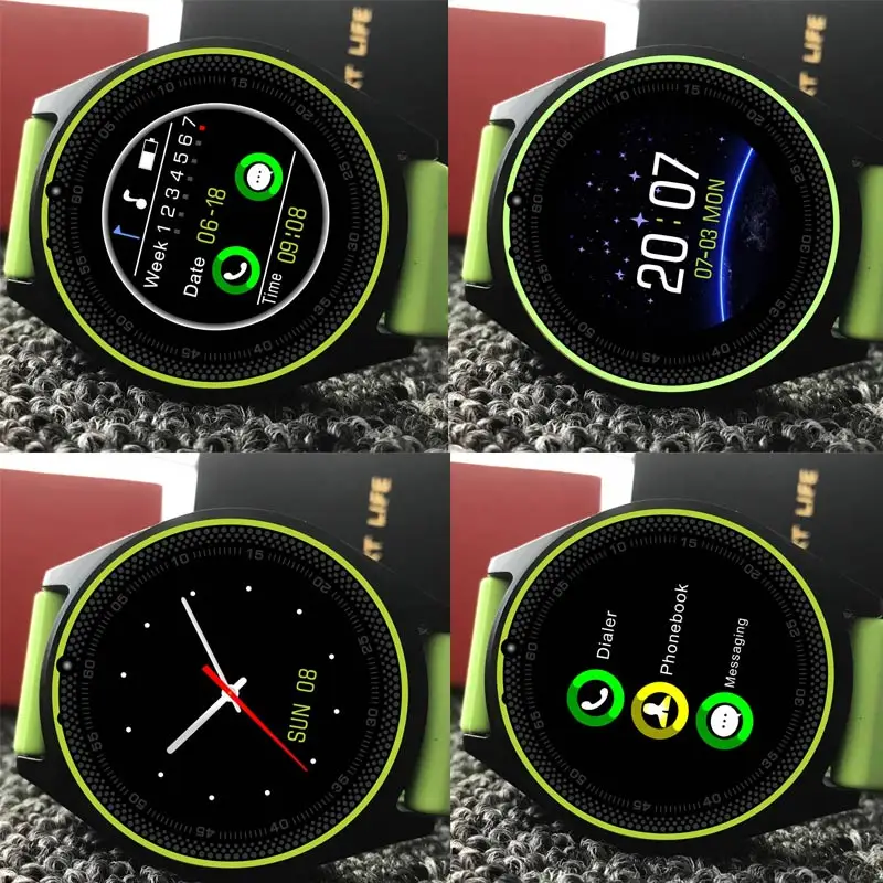 

Smart Watch with Camera Bluetooth SIM Card Wristwatch Smartwatch for Android Phone SD998