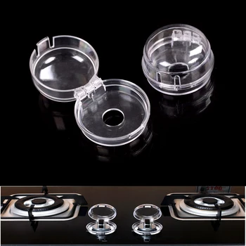 

Home Kitchen Stove And Oven Knob Cover Protection Gas Stove Locks for Baby Kids Safety 2 Pcs