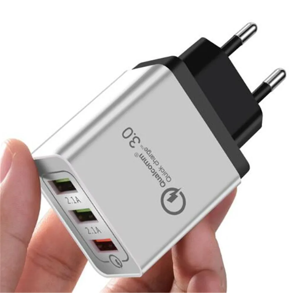 Быстрая зарядка QC 3 0 умный USB-порта для Xiaomi Samsung Huawei Зарядка адаптер быстрой