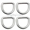 10 PCS 5mm/4mm Diameter Forged AISI 316 Stainless Steel Welded D Ring Boat Hardware Rigging Kayak Boat Accessories Marine Surf ► Photo 1/4