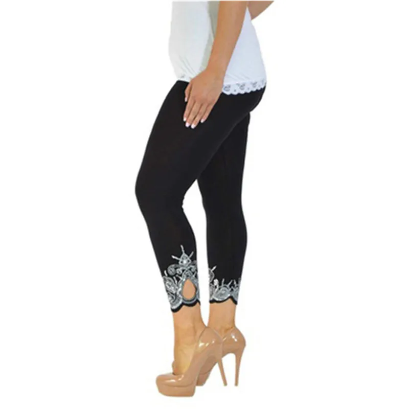 S-5XL Lace Sporting Leggings Clothing For Women's Fitness Quick Dry Pants High Waist Leggins Fitness Workout Leggings Plus Size